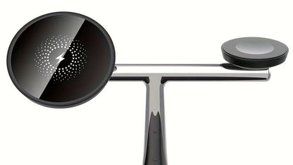 3 in 1 Foldable Wireless Charger, Fast Wireless Charging Station Stand for Iphone 16/15/14/13/12/11/ Pro/Max/Mini/8/Plus/ X/XR/XS/X/SE, for Iwatch Ultra2/Ultra/9/8/7/6/ 5/4/3/2/1/SE, for Airpods 3/2/Pro2/Pr